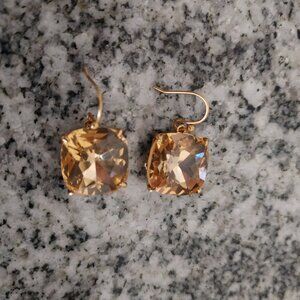 Tory Burch Vintage French Hook Drop Earrings - Peach